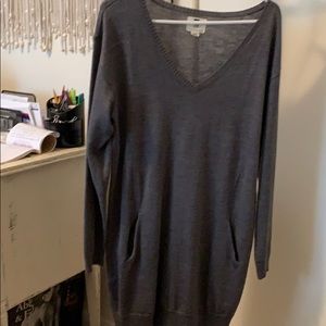 Long sleeve sweater dress